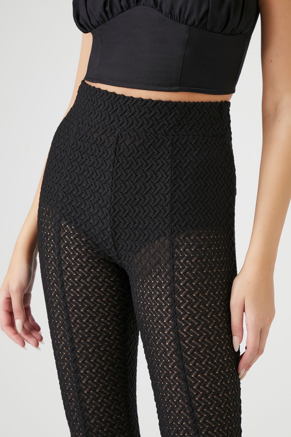Crochet Flare Pants | Forever 21 Women