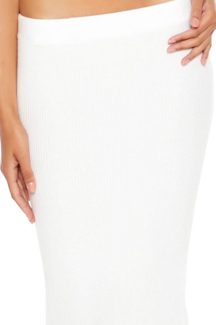 Sweater-Knit Ribbed Midi Skirt | Forever 21 Women