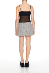 Pleated Glen Plaid Bow Mini Skirt | Forever 21 Women