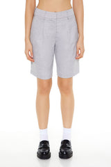 High-Rise Bermuda Trouser Shorts | Forever 21 Women