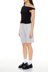 High-Rise Bermuda Trouser Shorts | Forever 21 Women