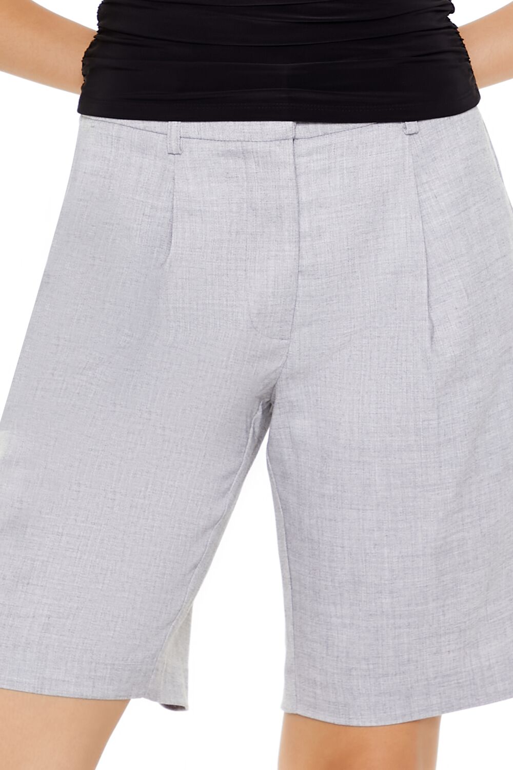 High-Rise Bermuda Trouser Shorts | Forever 21 Women