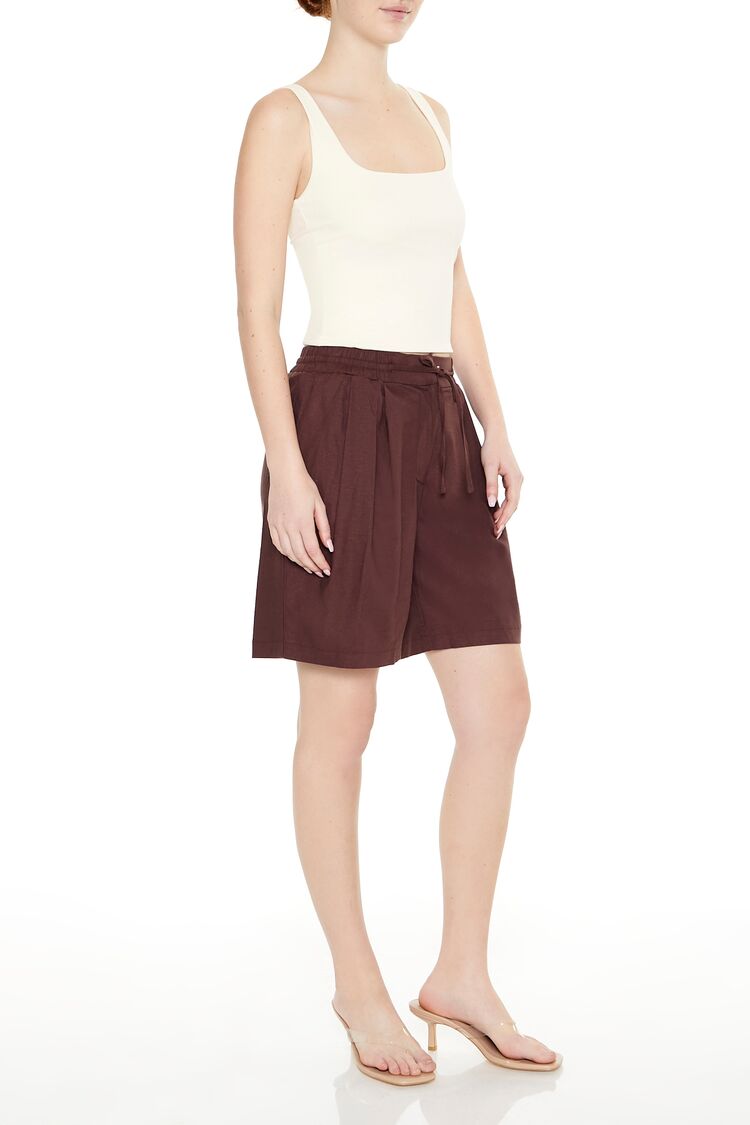 Drawstring Trouser Shorts | Forever 21 Women
