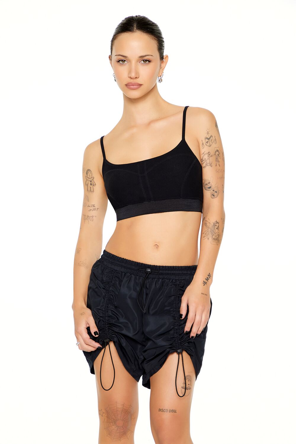 Ruched Toggle Drawstring Shorts | Forever 21 Women