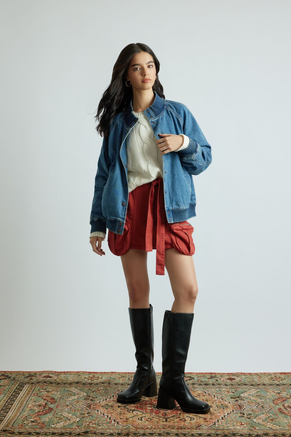 Twill Utility Cargo Mini Skirt | Forever 21 Women
