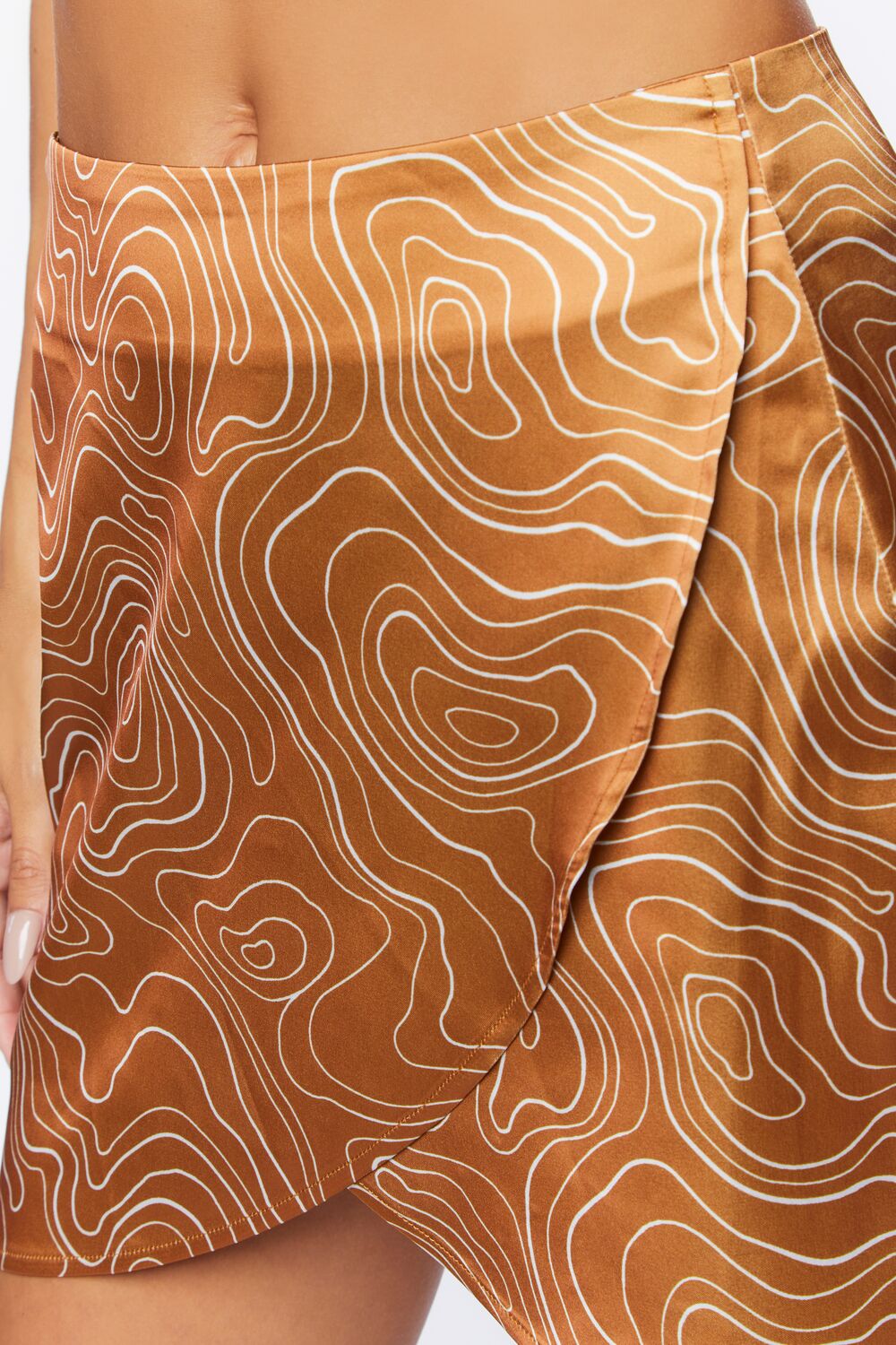 Abstract Print Tulip-Hem Mini Skirt | Forever 21 Women