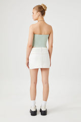 Seamed Denim Mini Skirt | Forever 21 Women
