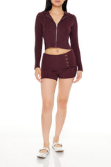 Sweater-Knit Ribbed Shorts | Forever 21 Women