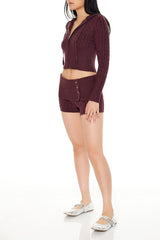 Sweater-Knit Ribbed Shorts | Forever 21 Women