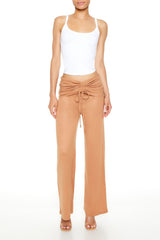 Ruched Drawstring Foldover Pants | Forever 21 Women