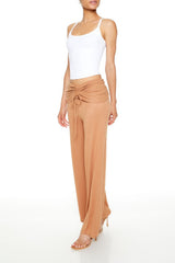 Ruched Drawstring Foldover Pants | Forever 21 Women