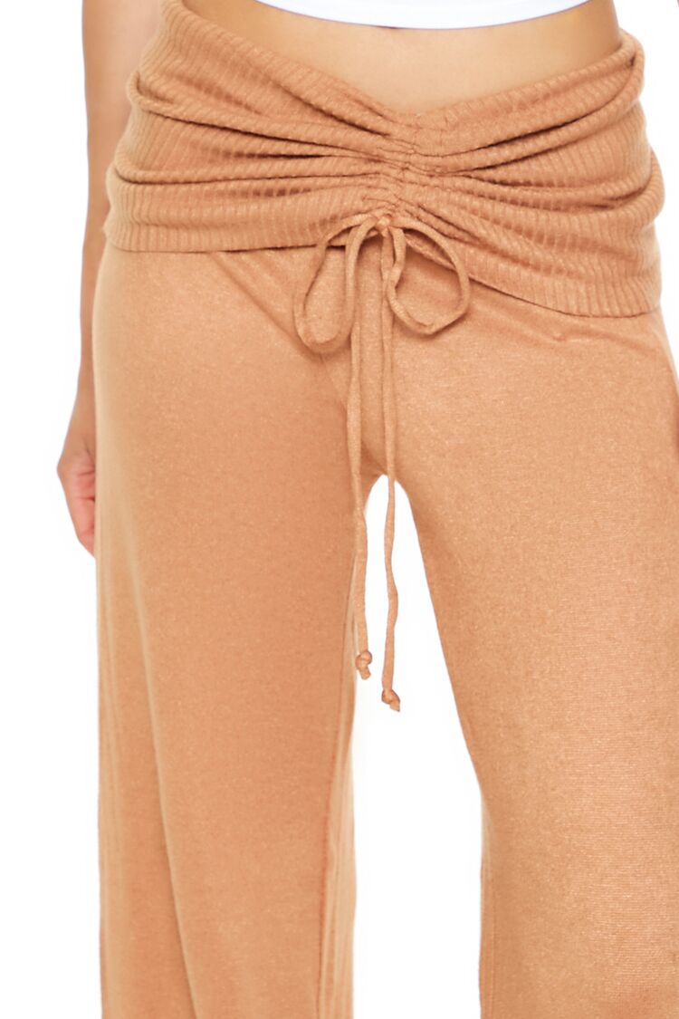 Ruched Drawstring Foldover Pants | Forever 21 Women