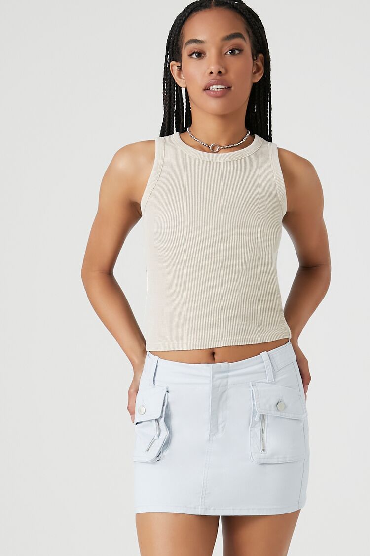 Twill Cargo Mini Skirt | Forever 21 Women