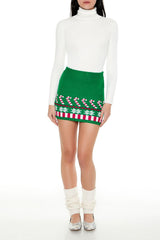 Christmas Sweater-Knit Mini Skirt | Forever 21 Women