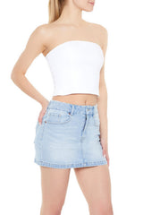 Denim Cropped Tube Top | Forever 21 Women