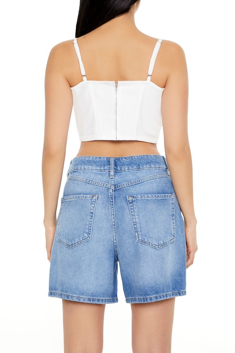 Denim Rose Cropped Cami | Forever 21 Women