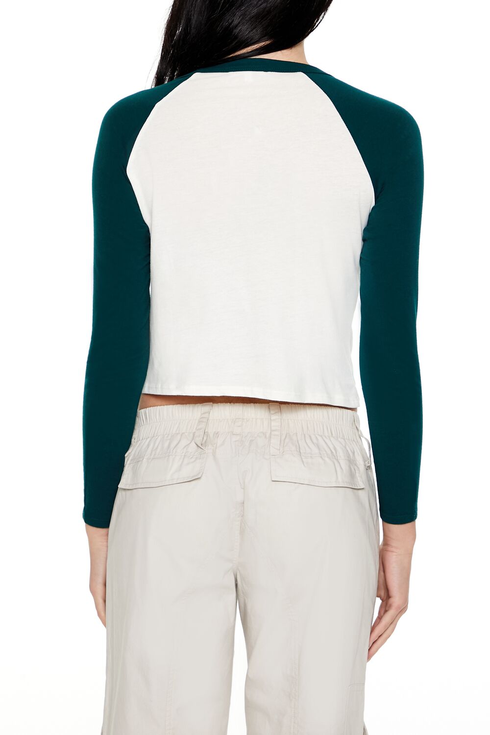Los Angeles Cropped Raglan Tee | Forever 21 Women