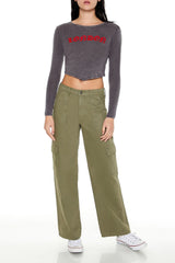 London V-Cut Cropped Tee | Forever 21 Women