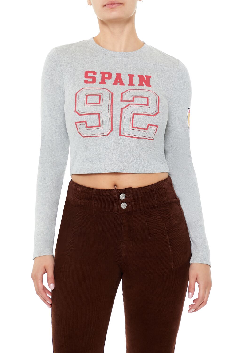 Spain 92 Graphic Cropped Tee | Forever 21 Women
