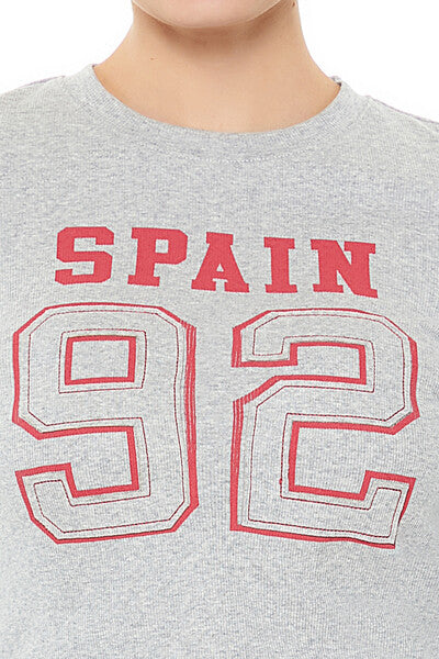 Spain 92 Graphic Cropped Tee | Forever 21 Women
