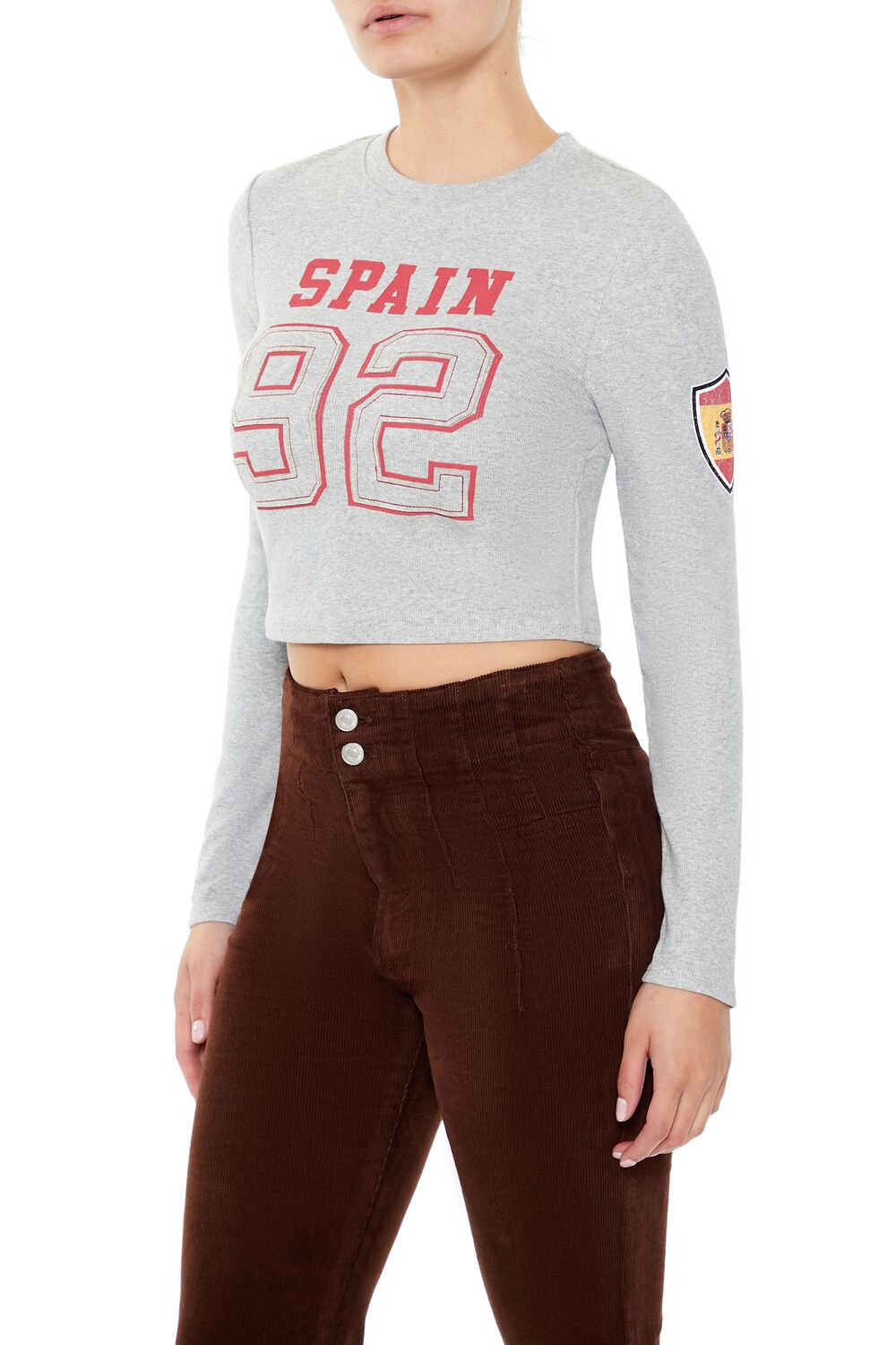 Spain 92 Graphic Cropped Tee | Forever 21 Women