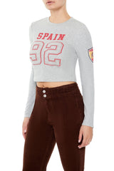 Spain 92 Graphic Cropped Tee | Forever 21 Women