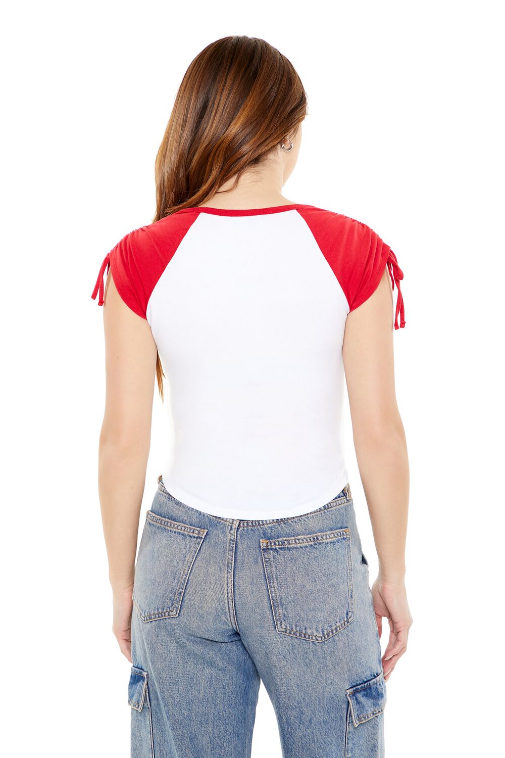Feel The Power Graphic Raglan Tee | Forever 21 Women