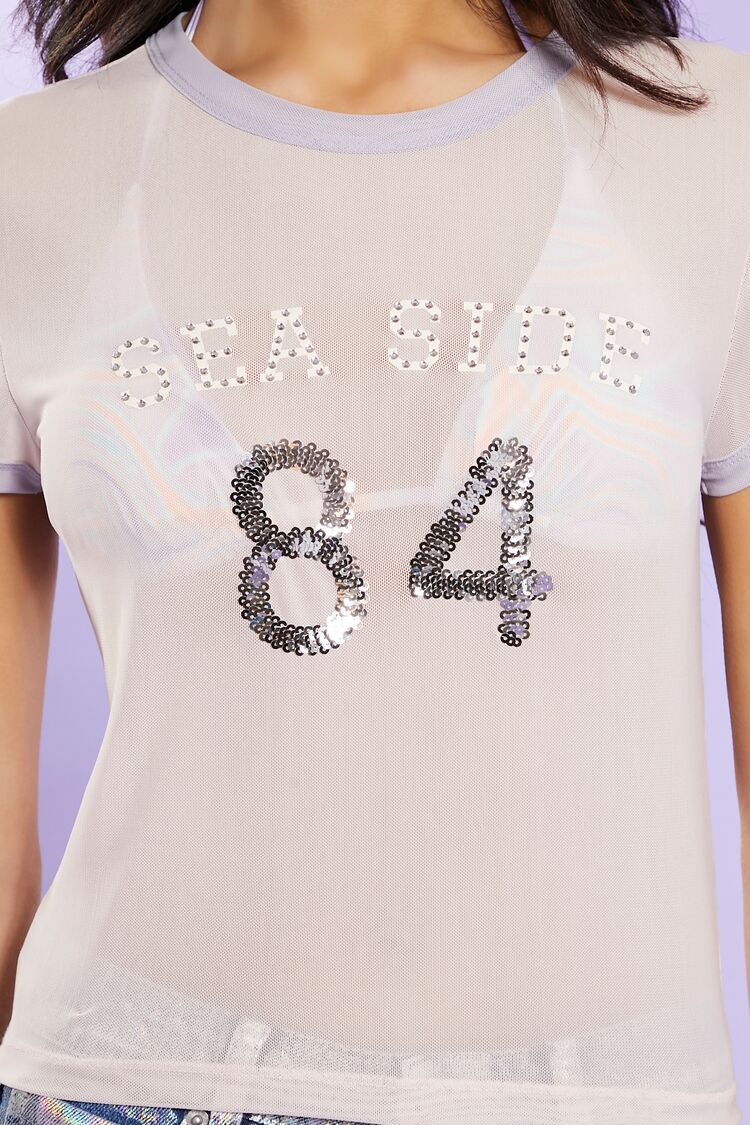 Sea Side Sequin Ringer Tee | Forever 21 Women