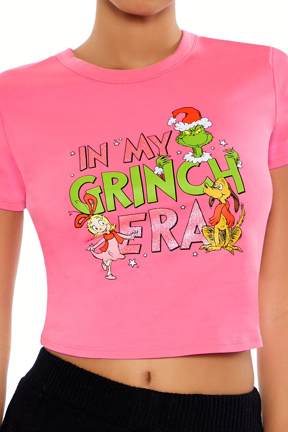 In My Grinch Era Baby Tee | Forever 21 Women