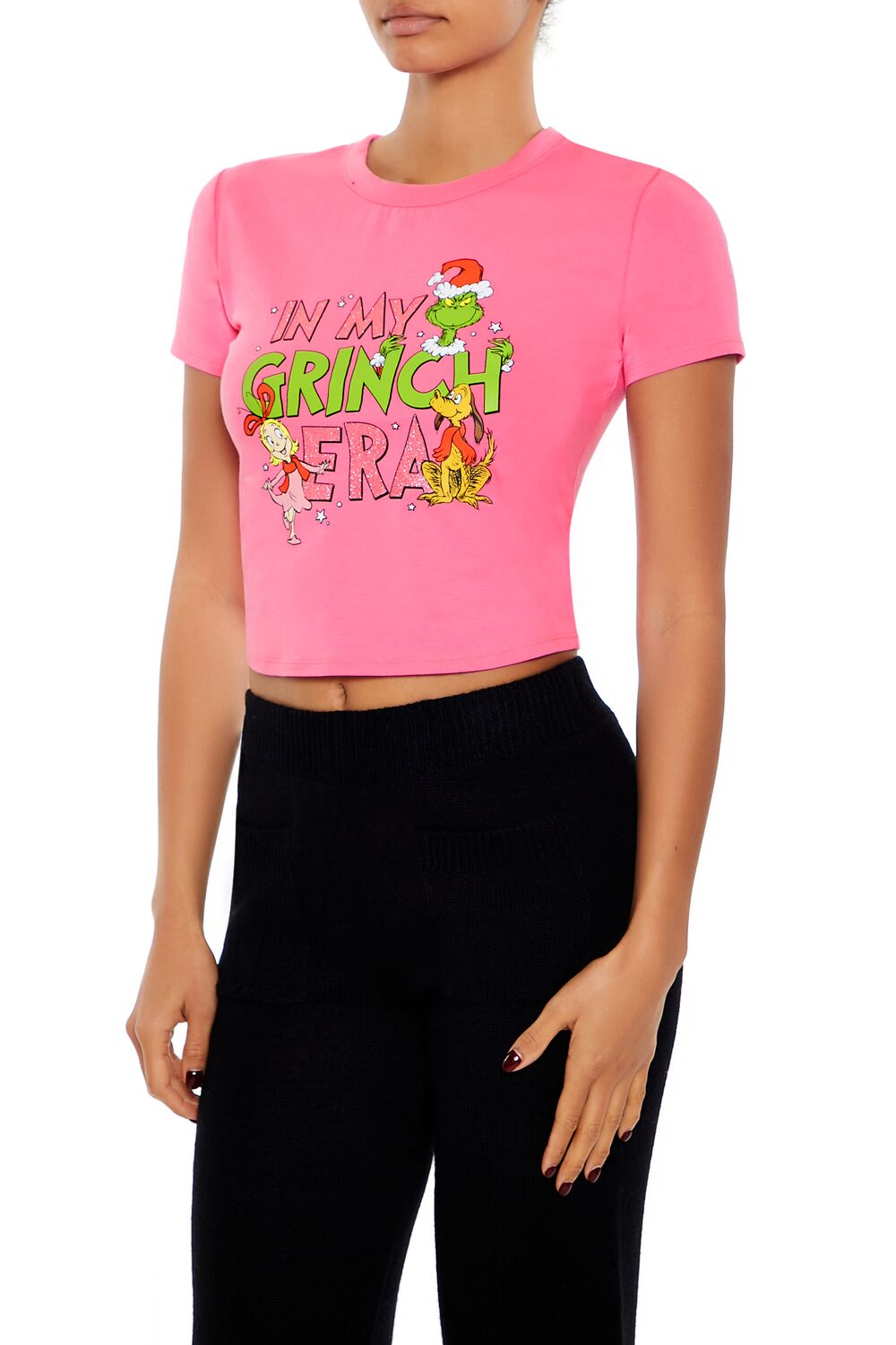 In My Grinch Era Baby Tee | Forever 21 Women