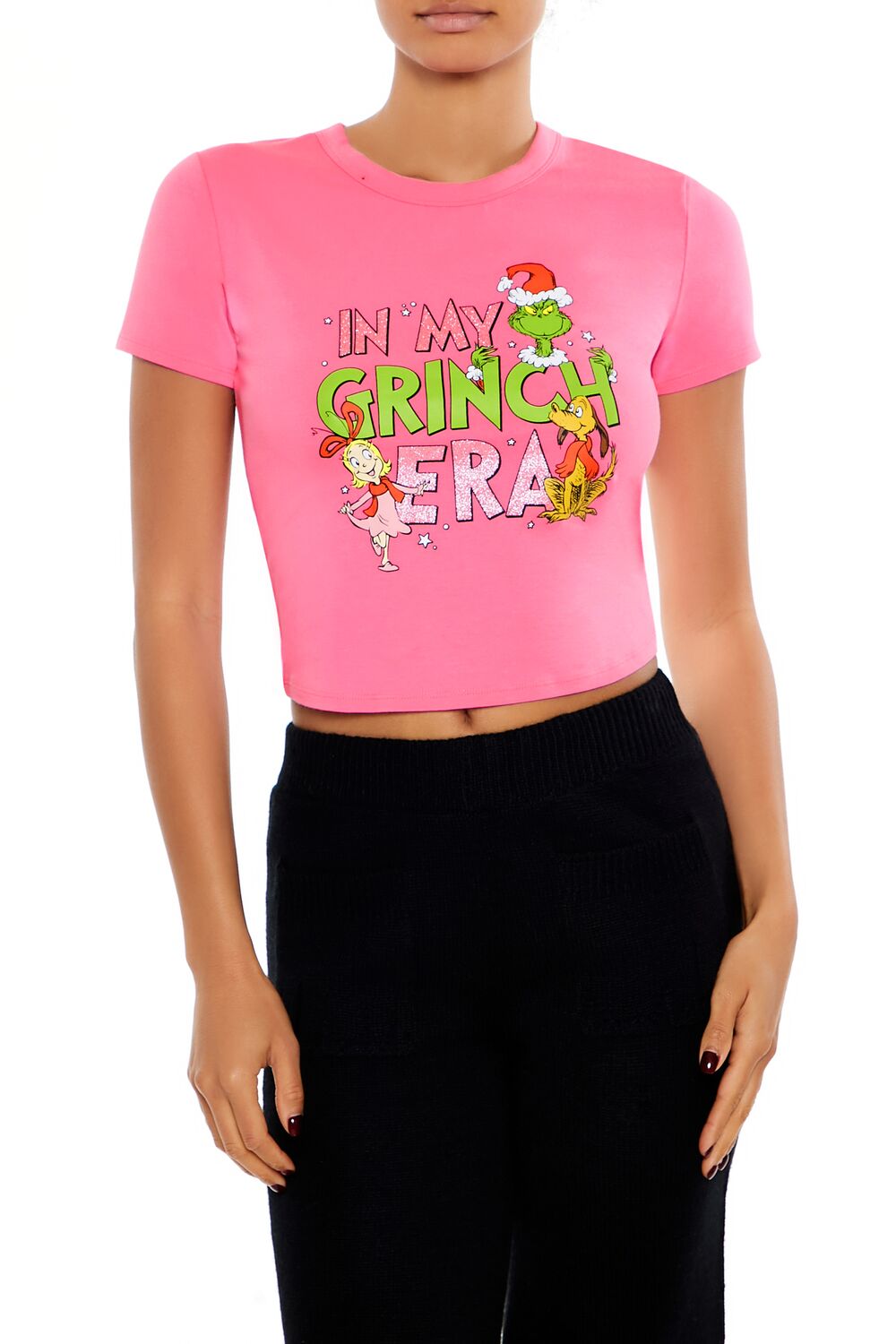 In My Grinch Era Baby Tee | Forever 21 Women