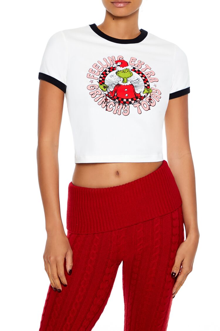 Extra Grinchy Ringer Baby Tee | Forever 21 Women