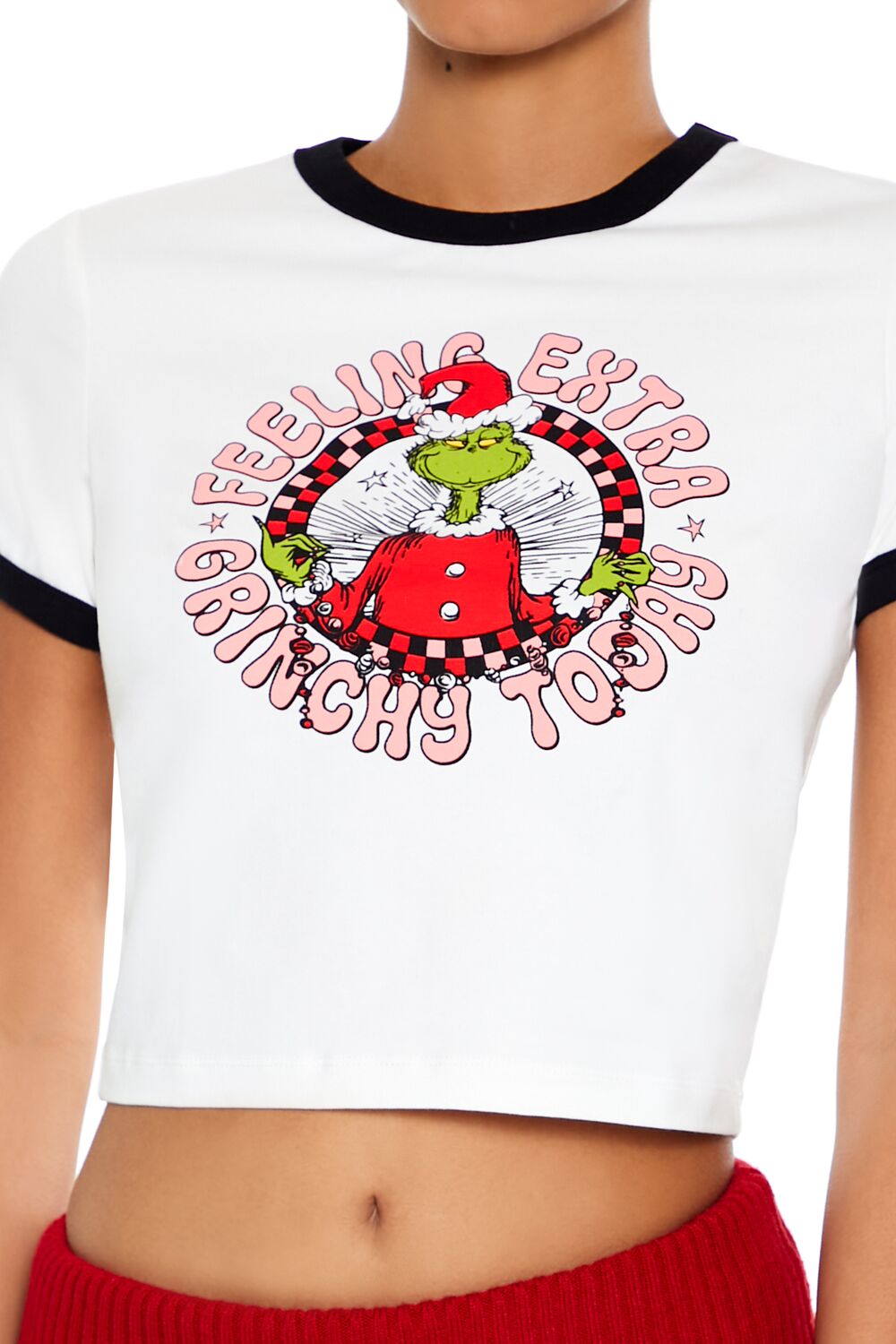 Extra Grinchy Ringer Baby Tee | Forever 21 Women