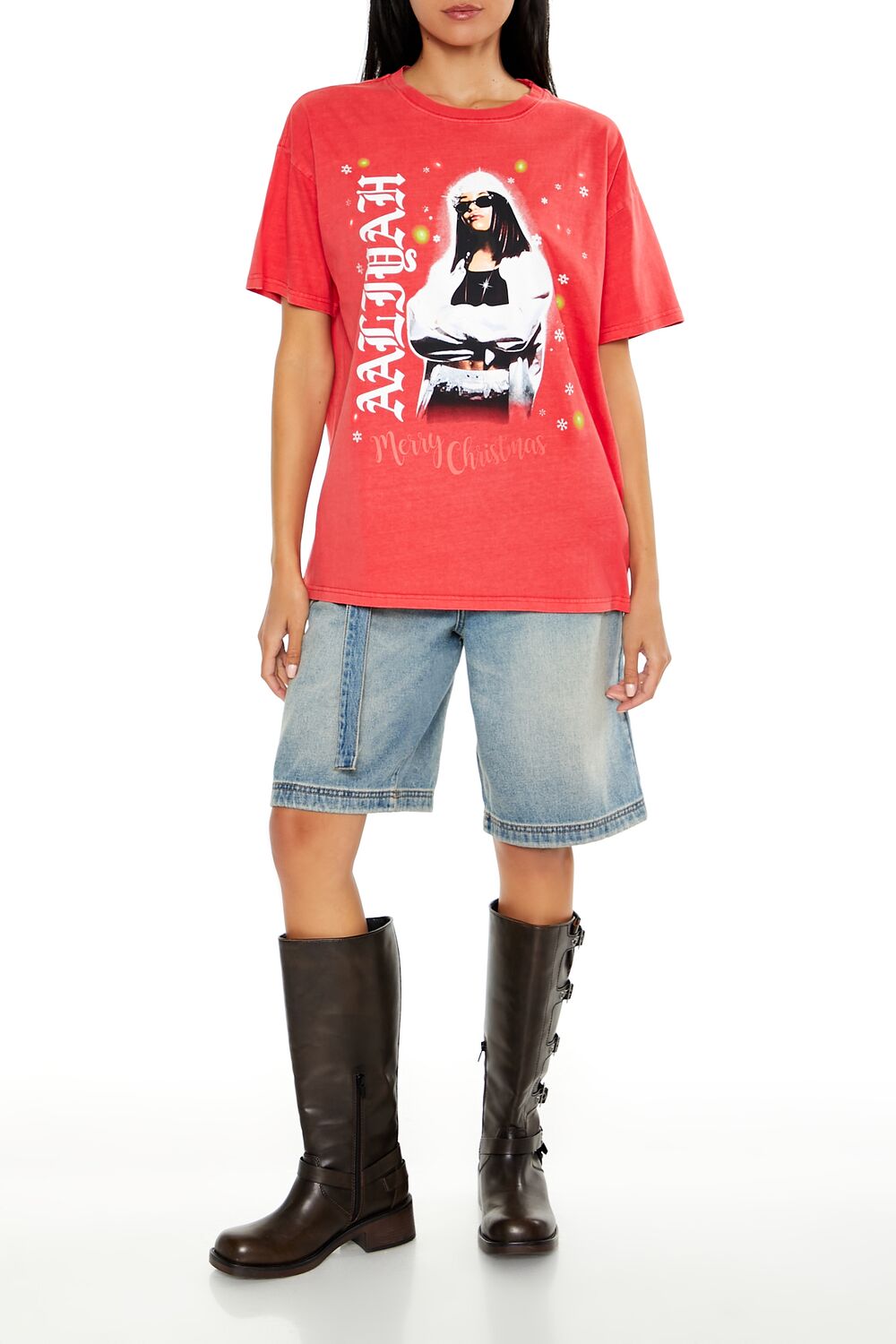 Aaliyah Christmas Graphic Tee | Forever 21 Women