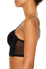 Sequin Lingerie Cropped Cami | Forever 21 Women