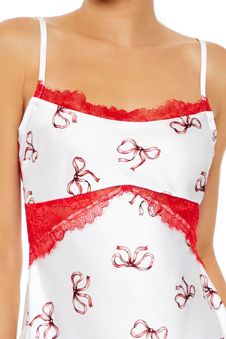 Bow Mini Lingerie Slip Dress | Forever 21 Women