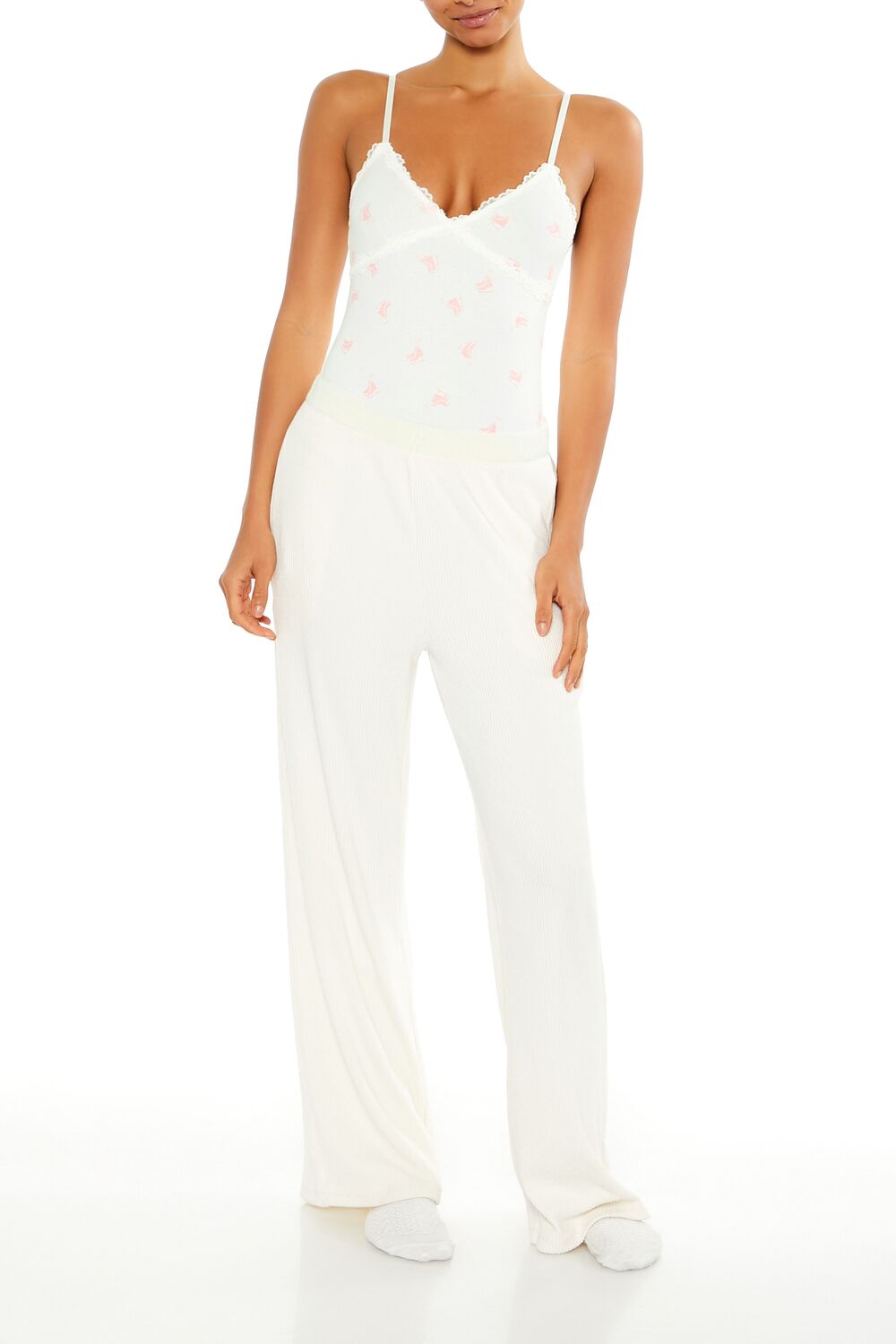 Ice Skate Print Lingerie Bodysuit | Forever 21 Women