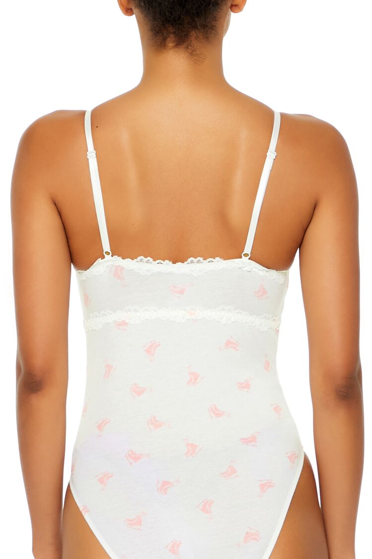 Ice Skate Print Lingerie Bodysuit | Forever 21 Women