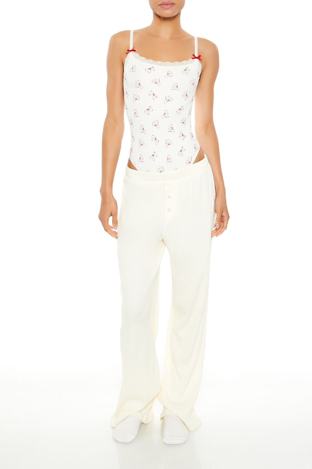 Seamless Bow Lingerie Bodysuit | Forever 21 Women