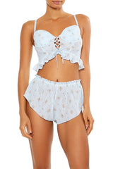 Floral Flounce Lingerie Corset Cami | Forever 21 Women