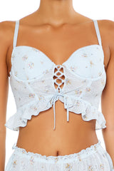 Floral Flounce Lingerie Corset Cami | Forever 21 Women