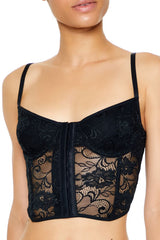 Sheer Lace Underwire Corset Bra | Forever 21 Women