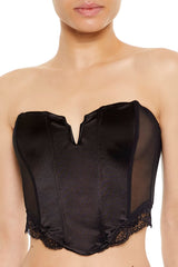 Lingerie Corset Tube Crop Top | Forever 21 Women