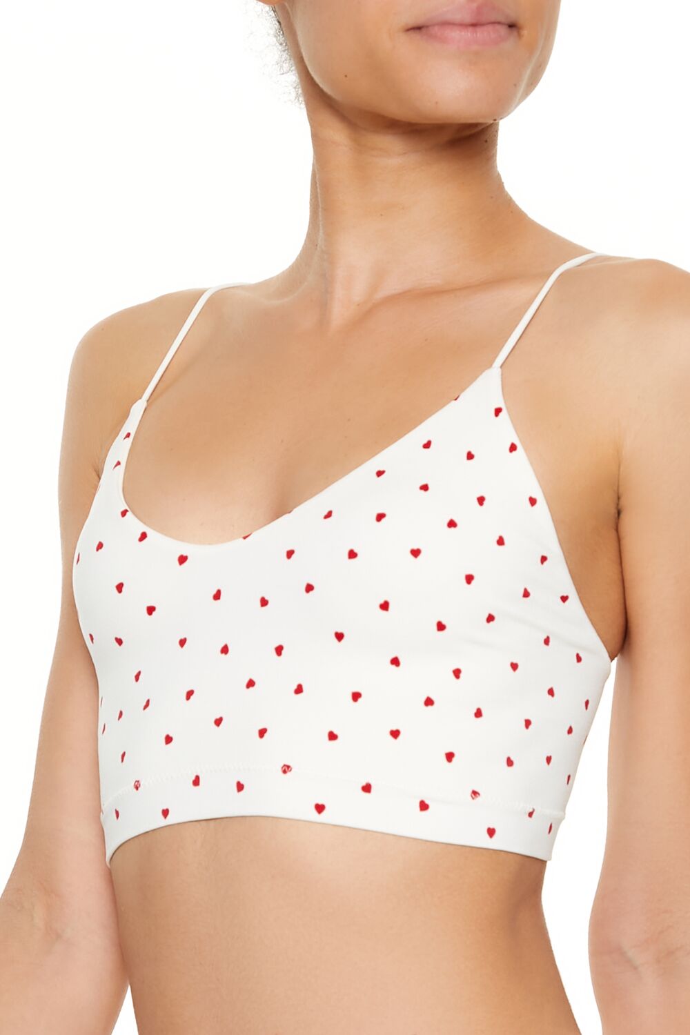 Seamless Heart Print Bralette | Forever 21 Women