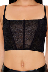 Rhinestone Lingerie Corset Top | Forever 21 Women