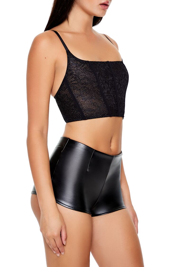 Rhinestone Lingerie Corset Top | Forever 21 Women