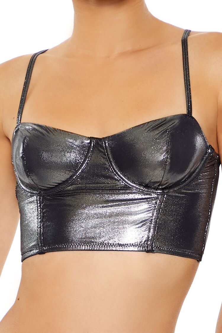 Metallic Lingerie Bustier | Forever 21 Women