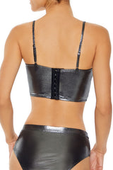 Metallic Lingerie Bustier | Forever 21 Women