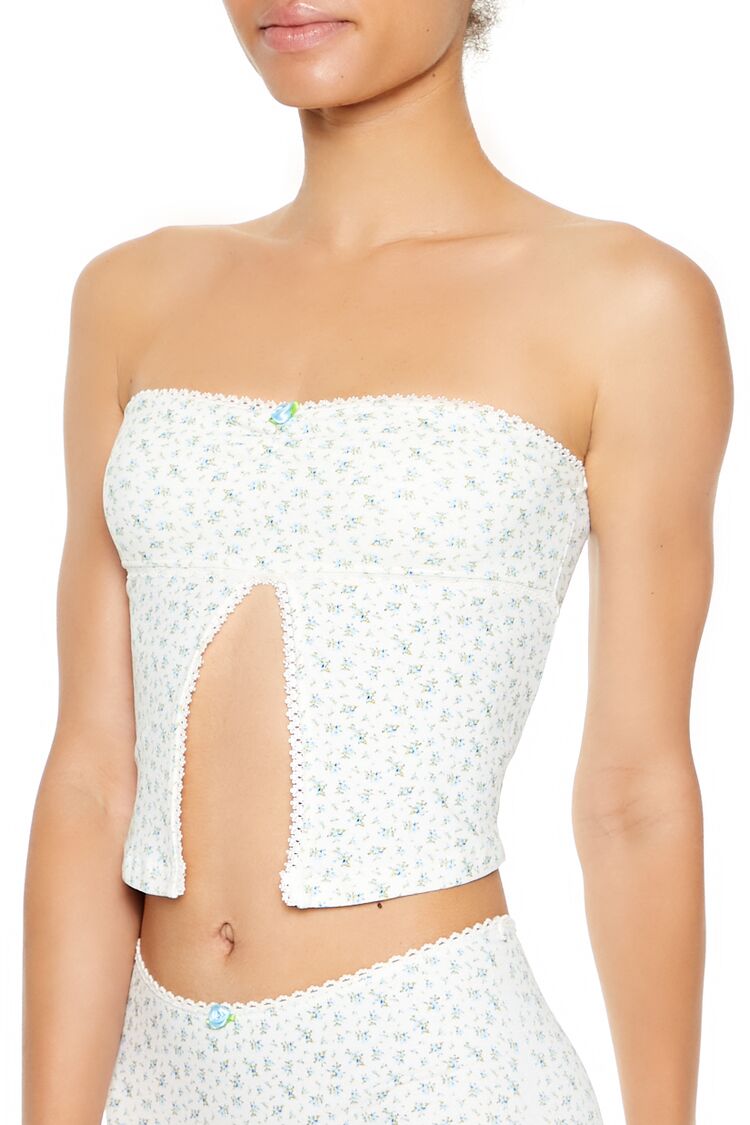Seamless Floral Tube Top | Forever 21 Women