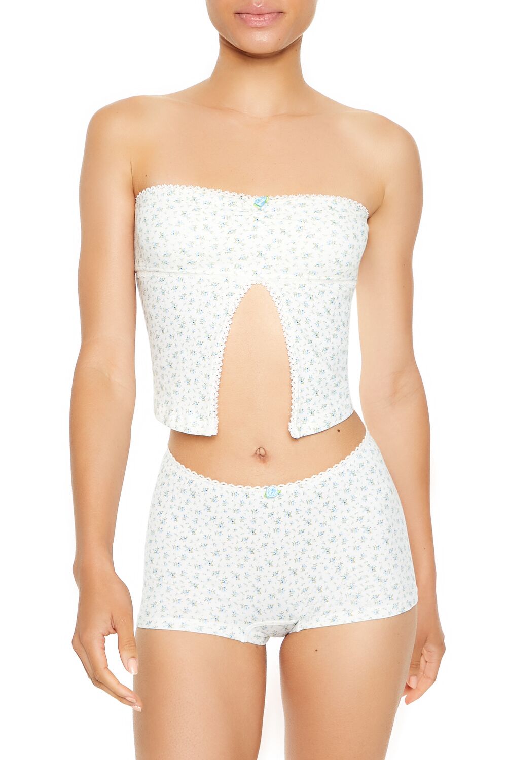 Seamless Floral Tube Top | Forever 21 Women